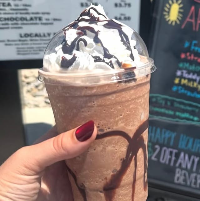 Frozen Hot Chocolate.