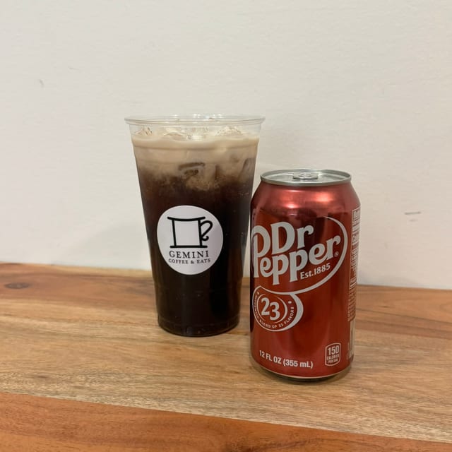 Dirty Dr Pepper Soda.