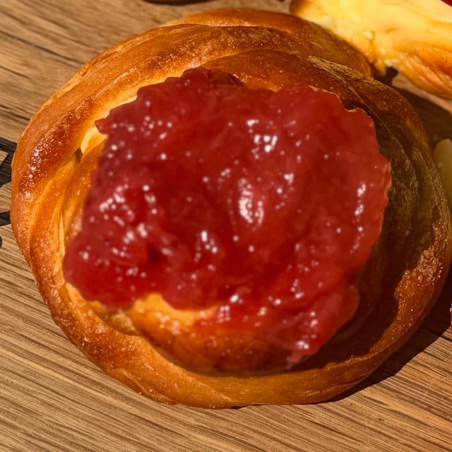 Cheese Danish with Fruit Topping.